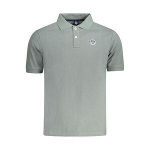 North Sails Green Cotton Men Polo Men's Shirt